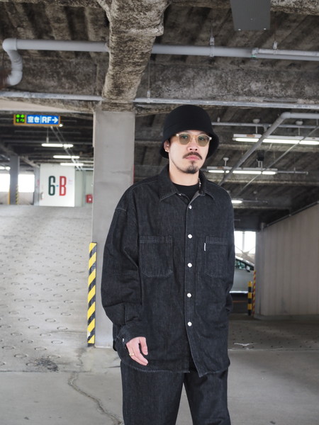 クーティー Denim Work Shirt デニム ワークシャツ XL