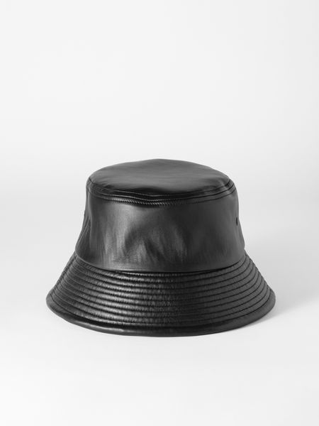 COOTIE / Leather Bucket Hat -Black- | 80-HACHIMARU-