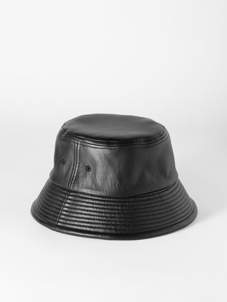 COOTIE / Leather Bucket Hat -Black- | 80-HACHIMARU-