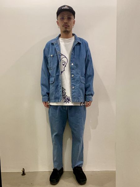 F-LAGSTUF-F / Cholo Relay Pt Style 2(Denim) -Wash Blue-【SALE30