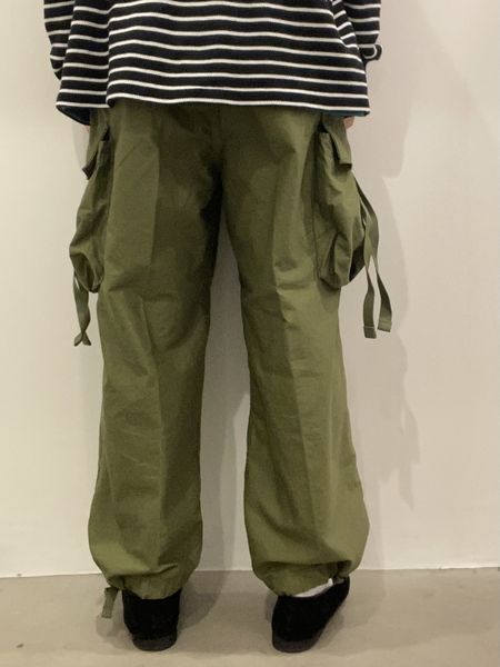 COOTIE / Back Satin Error Fit Cargo Easy Pants -Olive- | 80-HACHIMARU-