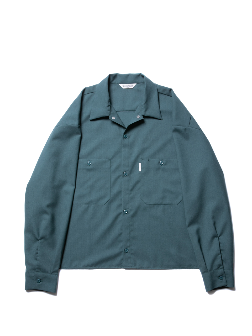 COOTIE / T/W Work L/S Shirt -Green- (CTE-20S401) | 80-HACHIMARU-