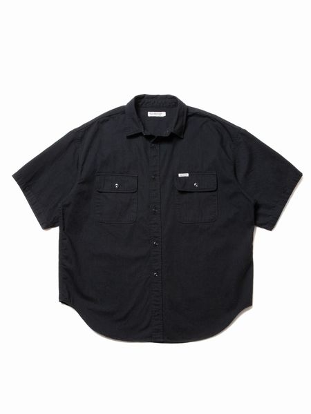 COOTIE / Error Fit Denim Work S/S Shirt -Black- | 80-HACHIMARU-
