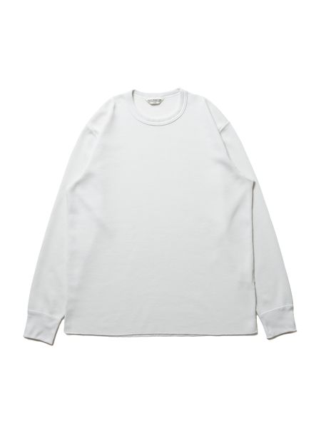 COOTIE クーティ｜SS Waffle Thermal L/S Tee Off White 通販｜石川