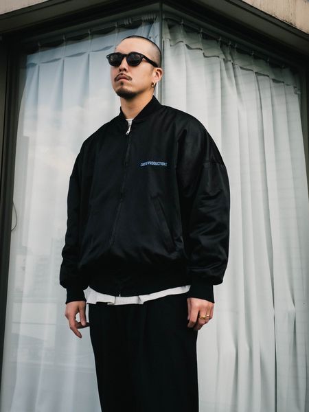 COOTIE / C/R Satin Embroidery Blouson 通販 正規代理店