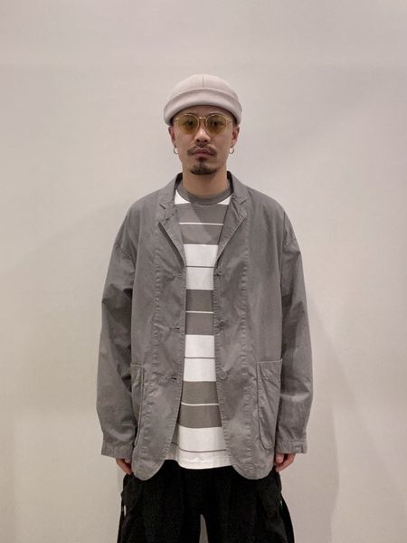 COOTIE / Garment Dyed Lapel Jacket -Glay- | 80-HACHIMARU-