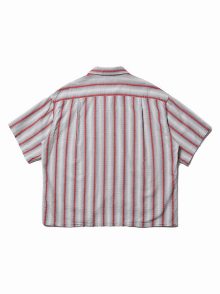 COOTIE / Snake Stripe Open-Neck S/S Shirt | 80-HACHIMARU-