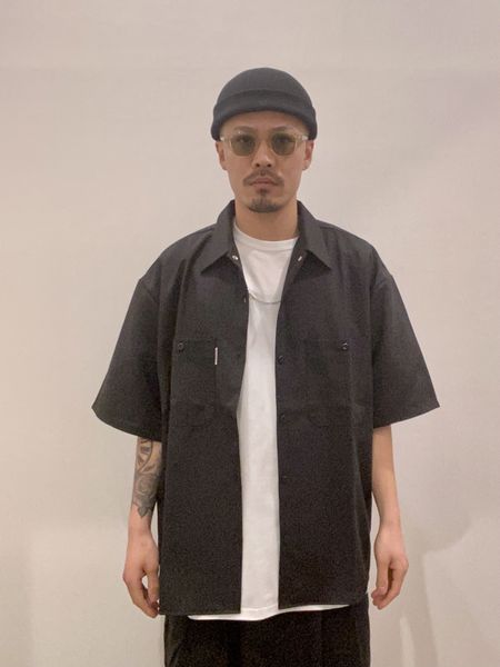 COOTIE T/W Work S/S Shirt BLACK Ｍサイズ-