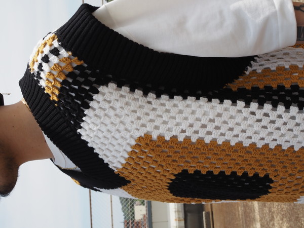 SON OF THE CHEESE / Big Flower Knit Vest 通販 正規代理店