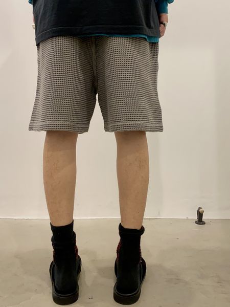 COOTIE / Big Waffle Easy Shorts -Glay- | 80-HACHIMARU-