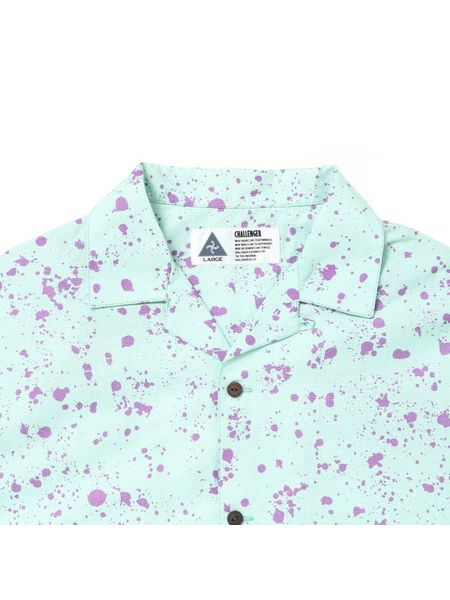 CHALLENGER ペイントスプラッターデザイン 半袖シャツ L CHALLENGER S/S SPLATTER SHIRT CLG-SH 025-005 公式通販