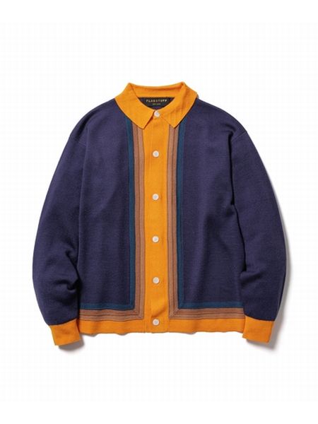 F-LAGSTUF-F / STRIPE KNIT CARDIGAN 通販 正規代理店