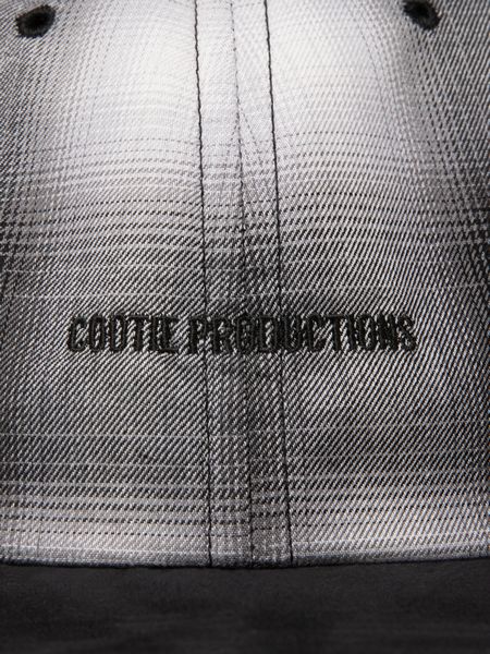 COOTIE / Ombre Check 6 Panel Cap -Black- | 80-HACHIMARU-