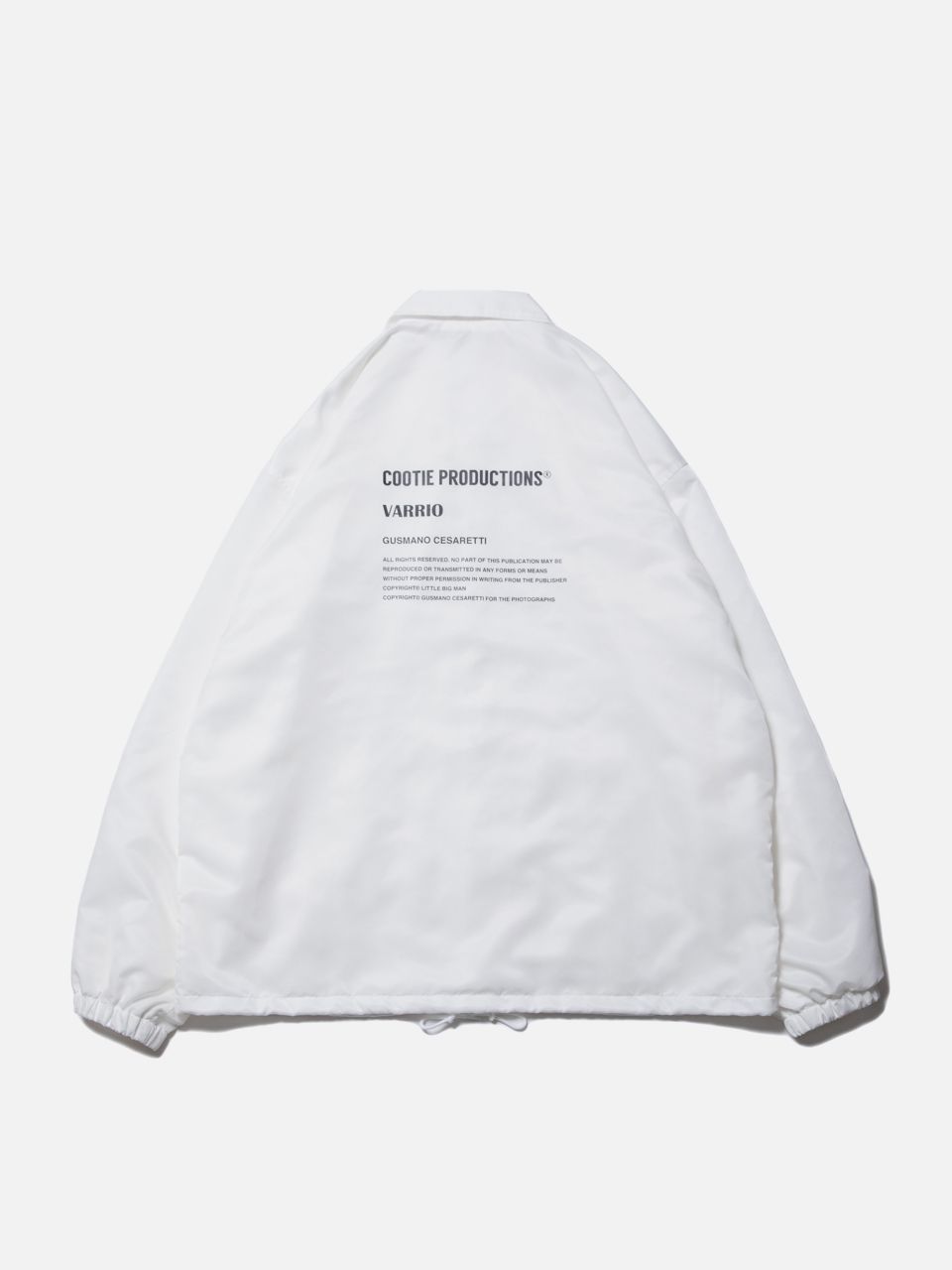 COOTIE / Nylon Coach Jacket (LOGO) -White- | 80-HACHIMARU-