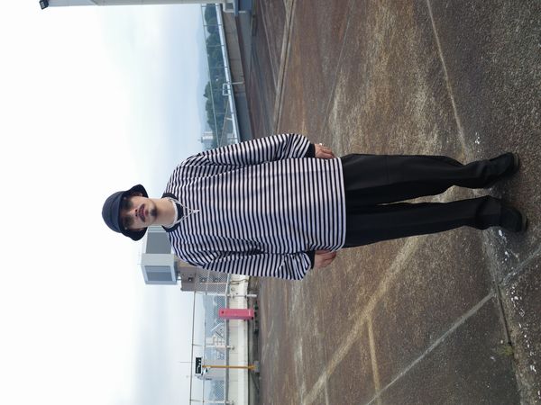 COOTIE Supima Border Oversized L/S Tee一度2時間程冬季に使用しました