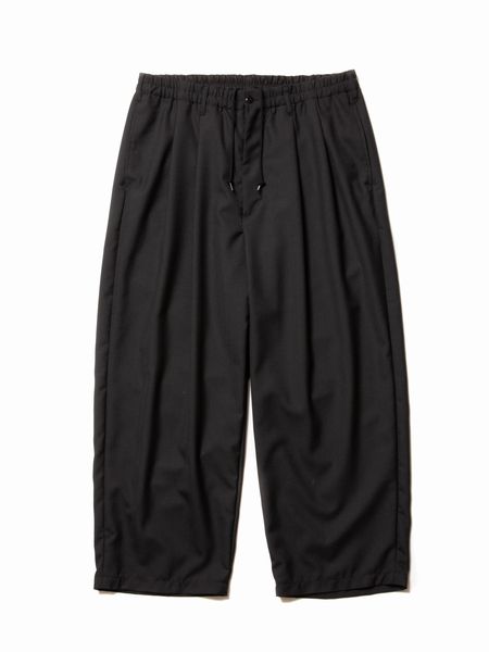 COOTIE / T/W 2 Tuck Easy Ankle Pants -Black- | 80-HACHIMARU-