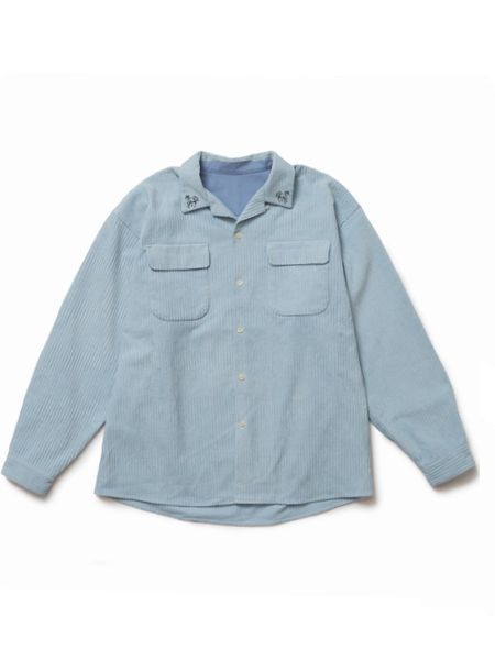 SON OF THE CHEESE / Horse Corduroy Shirts -Blue- 通販 正規代理店