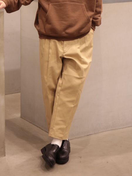 クーティ  T/C Serge 2Tuck Trousers 2タックトラウザー