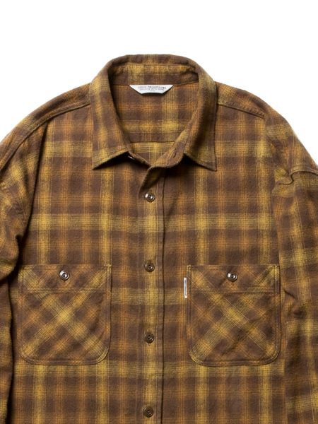 COOTIE クーティ｜19AW Ombre Check Work Shirt 通販｜CTE-19A404