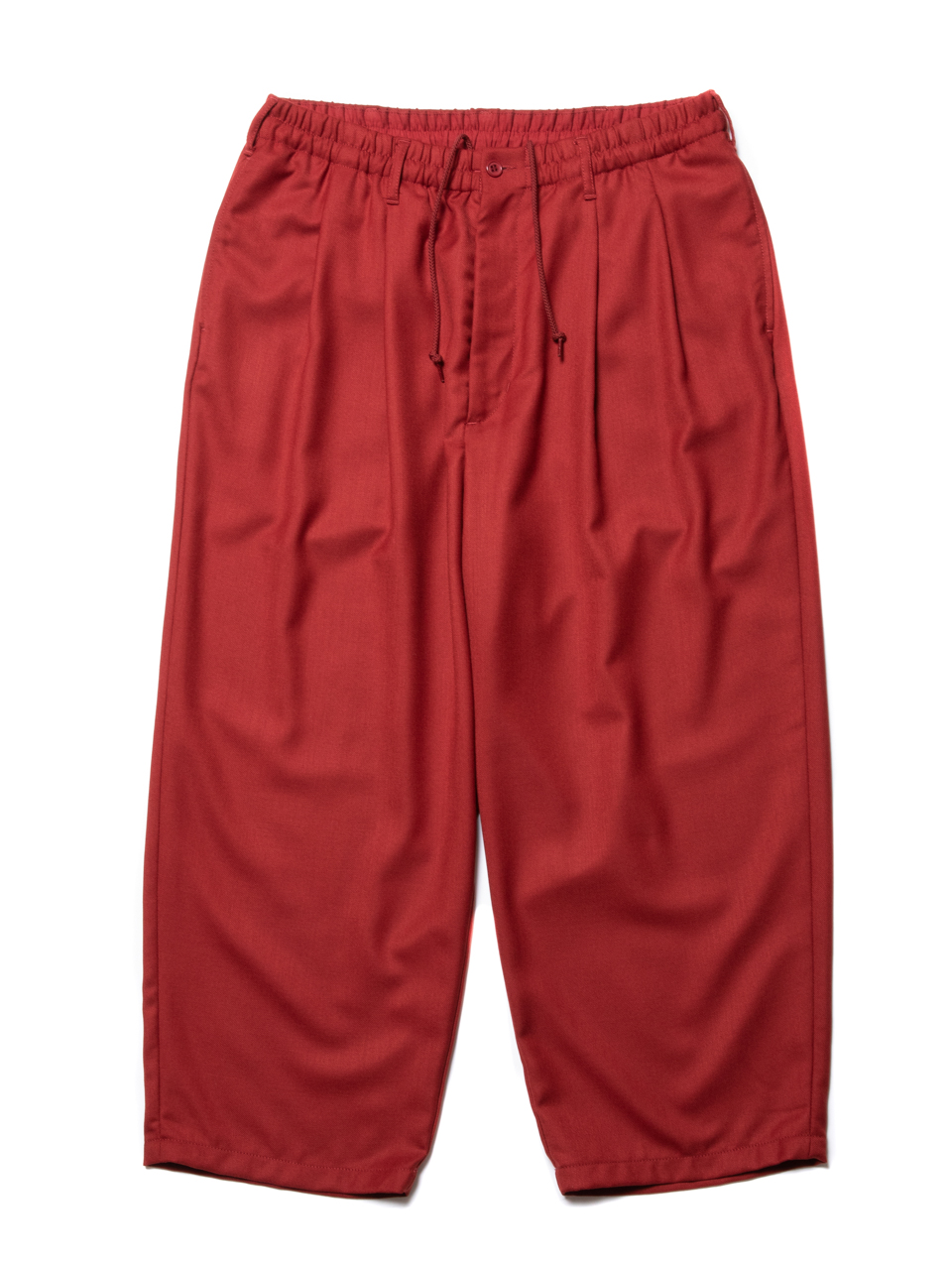 COOTIE / T/W 2 Tuck Easy Pants -Red- | 80-HACHIMARU-