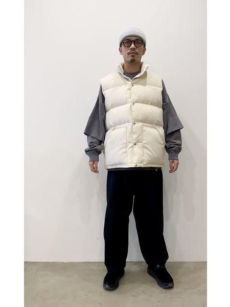 得価cootie fake suède down vest M ジャケット・アウター