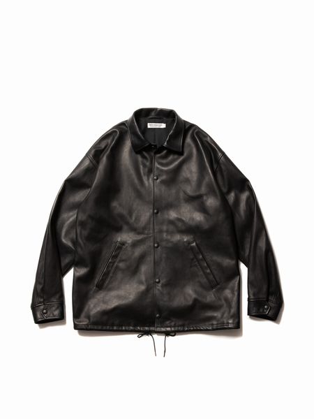 COOTIE / Leather Coach Jacket | 80-HACHIMARU-