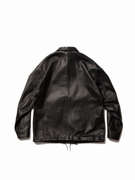 21aw COOTIE Leather Coach Jacket - ステンカラーコート