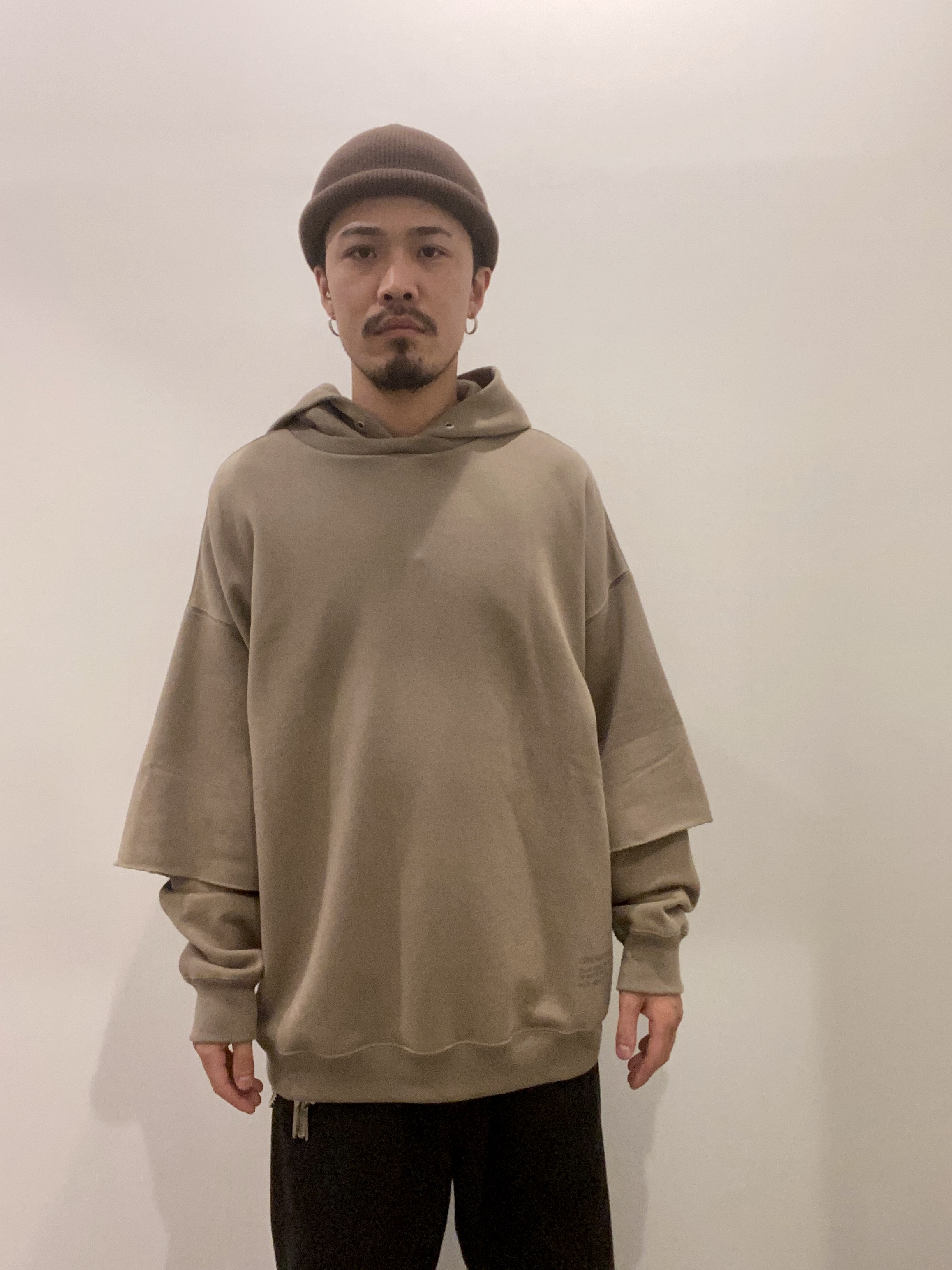 COOTIE / Cellie Crewneck Sweatshirt -Smoke Beige- | 80-HACHIMARU-