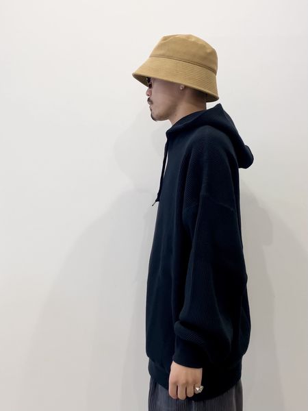 COOTIE / Heavy Waffle Pullover Parka -Black- | 80-HACHIMARU-