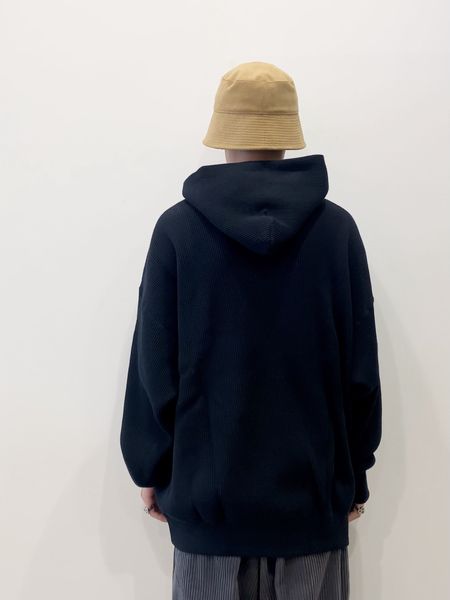 COOTIE / Heavy Waffle Pullover Parka -Black- | 80-HACHIMARU-