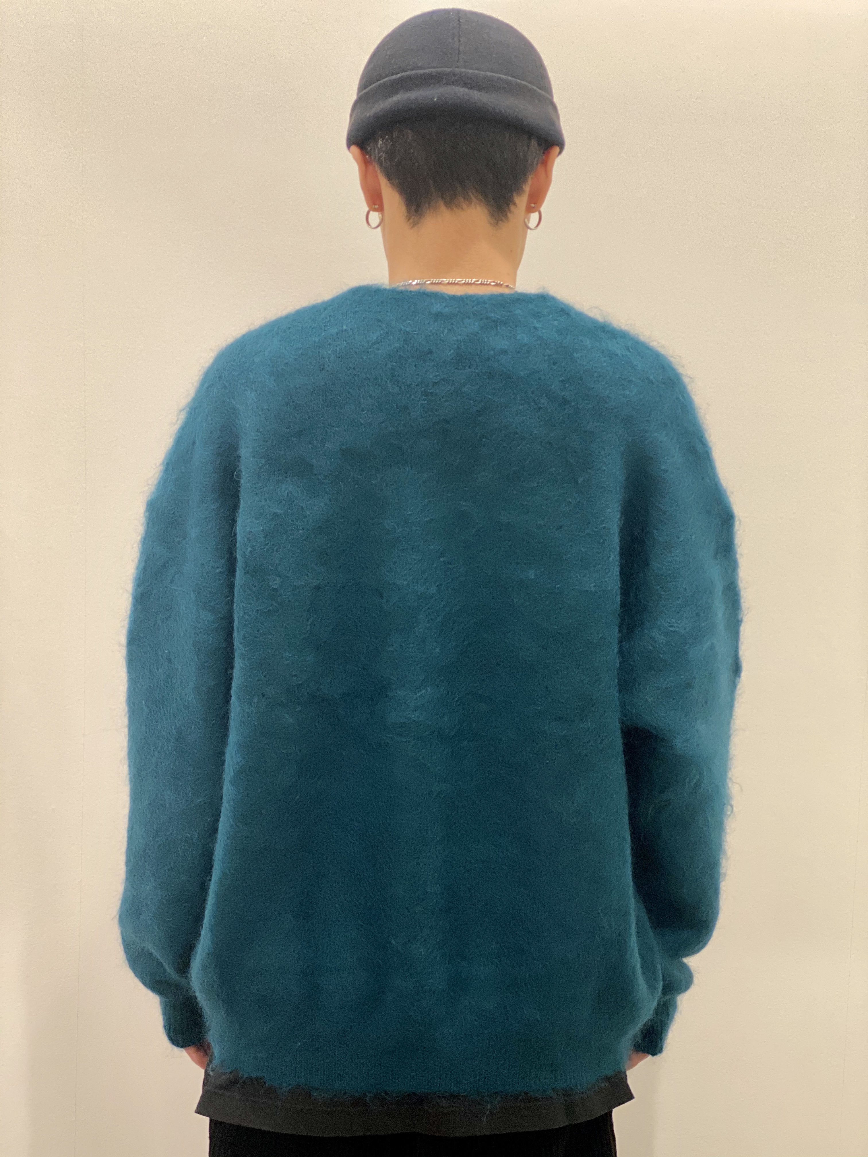 COOTIE / Mohair Cardigan -Turquoise- | 80-HACHIMARU-