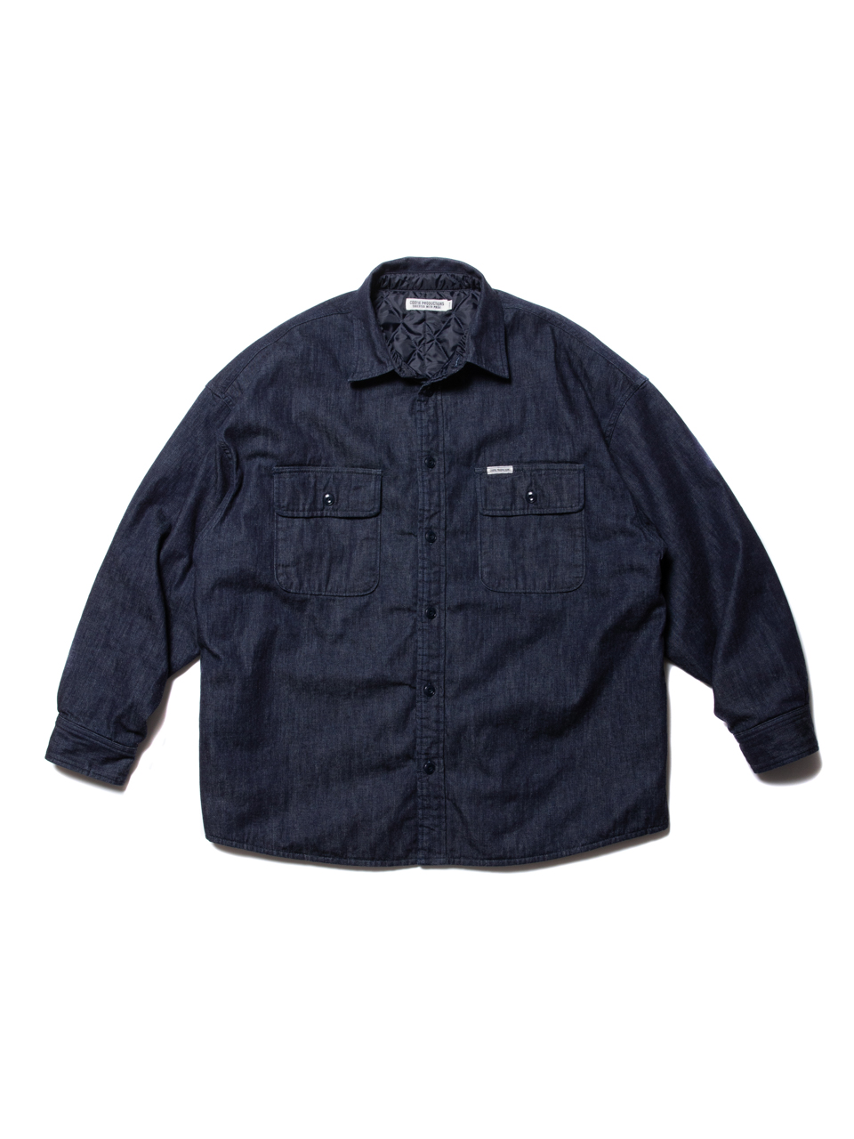 COOTIE Denim Quilting Shirt Jacket-定価-