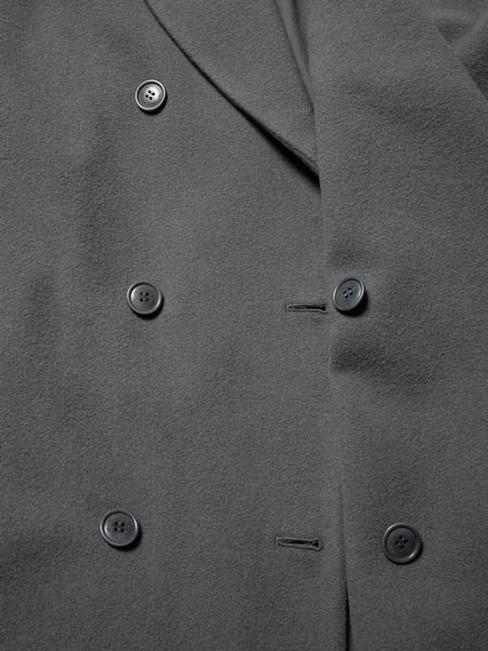 COOTIE / Wool Mossa Double Chester Coat -Gray- | 80-HACHIMARU-
