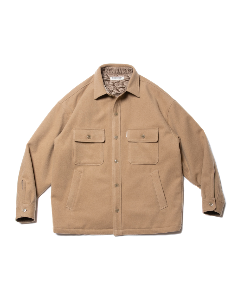 COOTIE / Wool Mossa CPO Jacket -Beige- | 80-HACHIMARU-