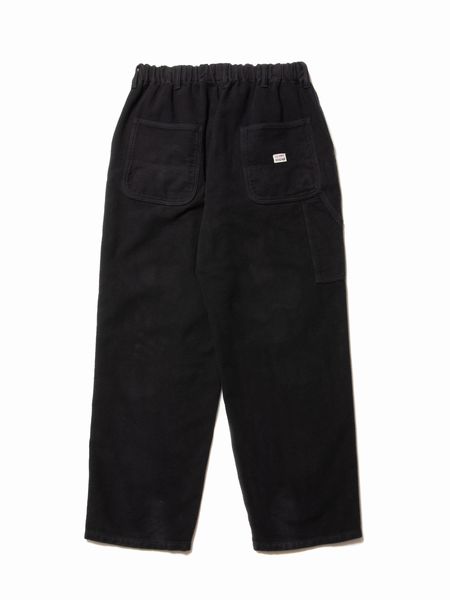 COOTIE / Napping Buffalo Cloth Painter Easy Pants -Black- | 80