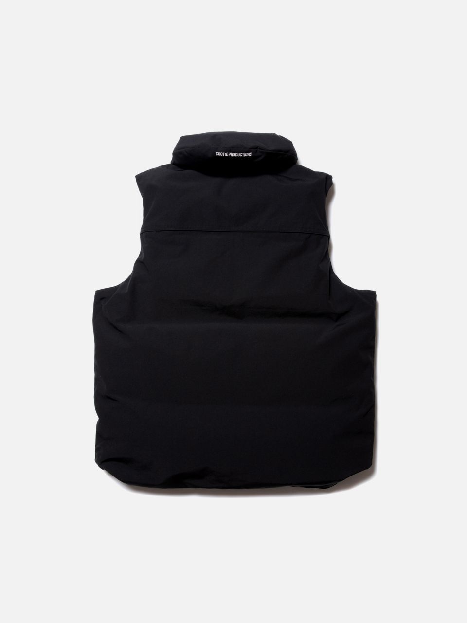 COOTIE / Weather Cloth Oversized Down Vest -Black- | 80-HACHIMARU-