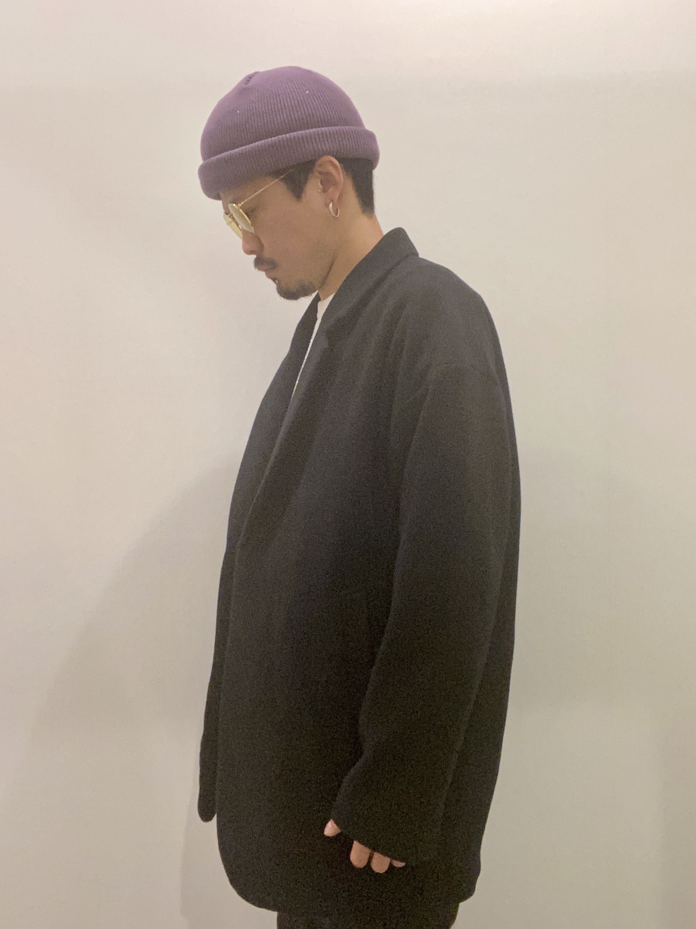 COOTIE / Wool Mossa Chester Coat (Short) -Black- | 80-HACHIMARU-