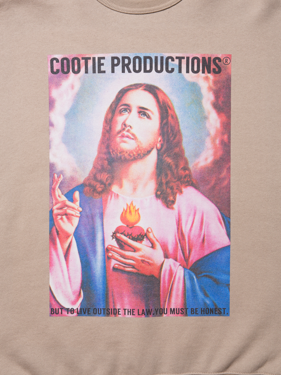 COOTIE Print Crewneck Sweatshirt (JESUS)