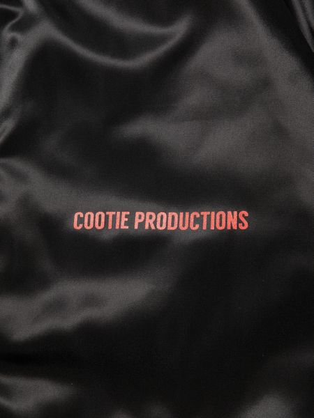 COOTIE / Nylon Satin Stadium Jacket -Black×Red- | 80-HACHIMARU-