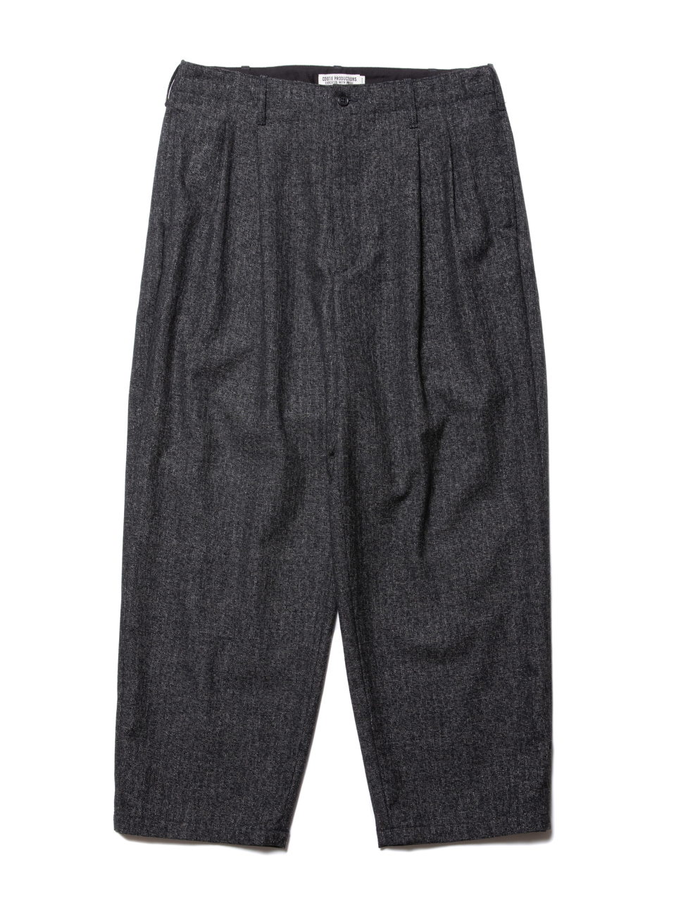COOTIE / Melange Wool 2 Tuck Trousers -Melange- | 80-HACHIMARU-