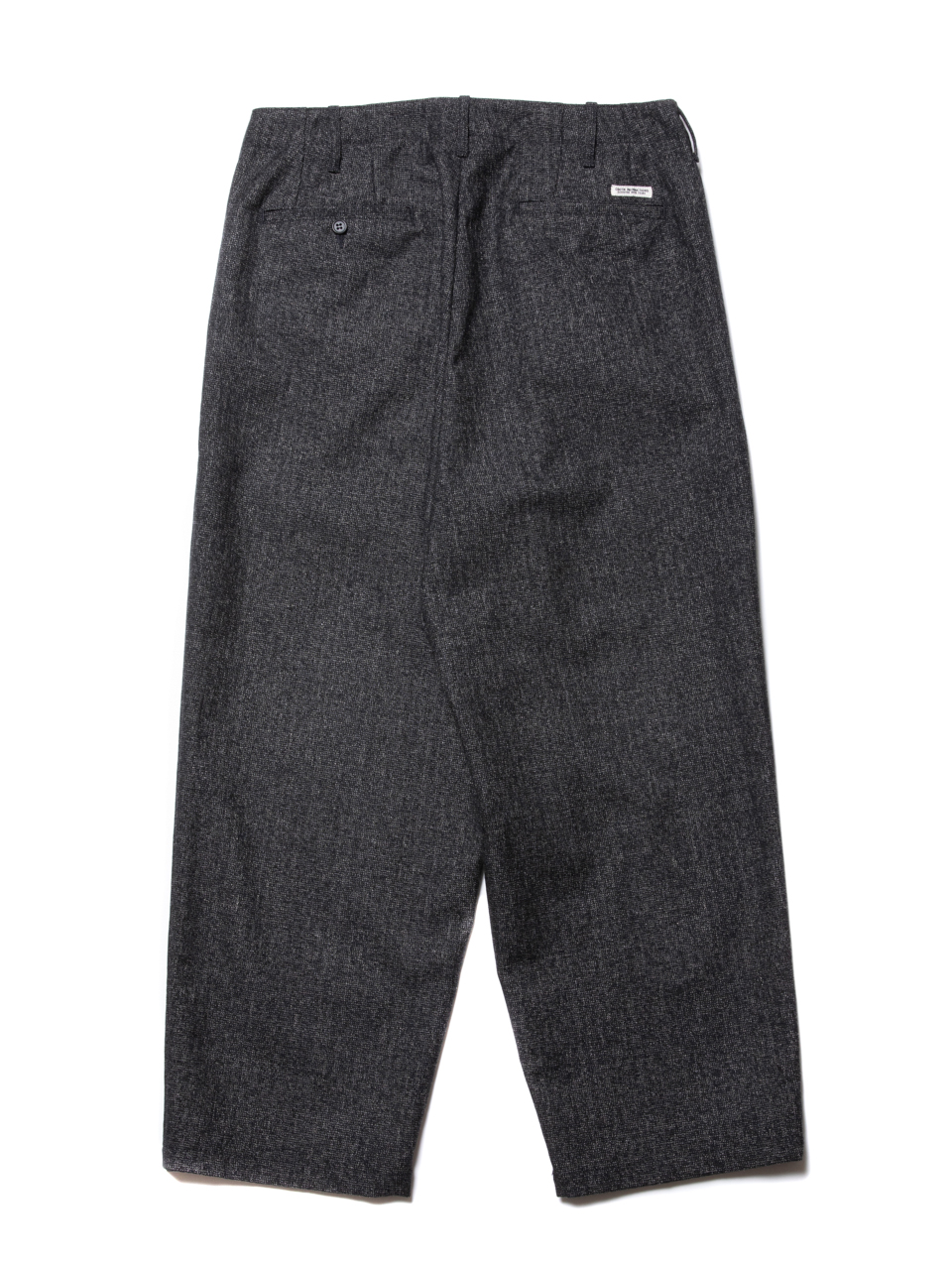 COOTIE / Melange Wool 2 Tuck Trousers -Melange- | 80-HACHIMARU-