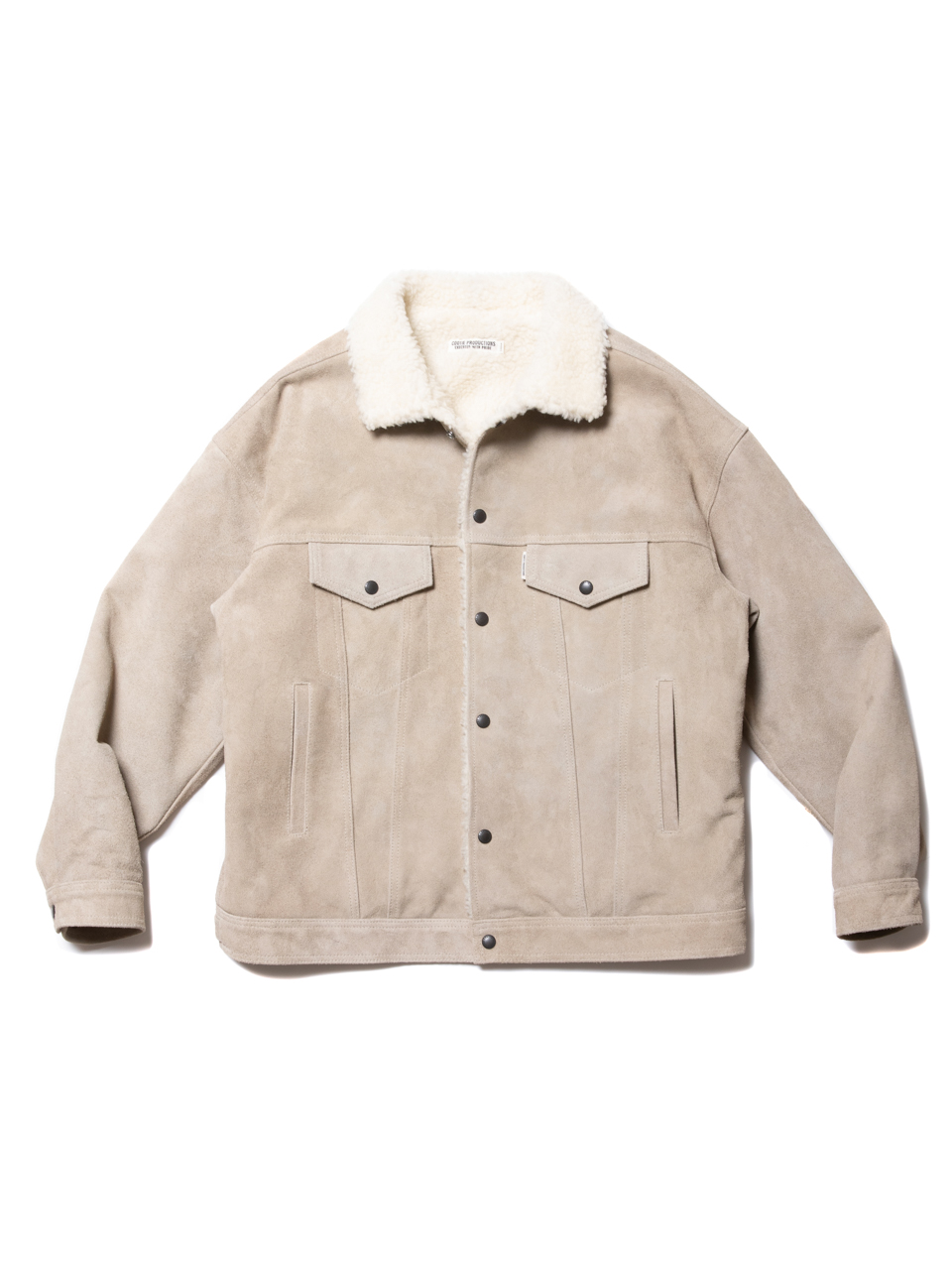 COOTIE Suede Boa Track Jacket L着丈65cm