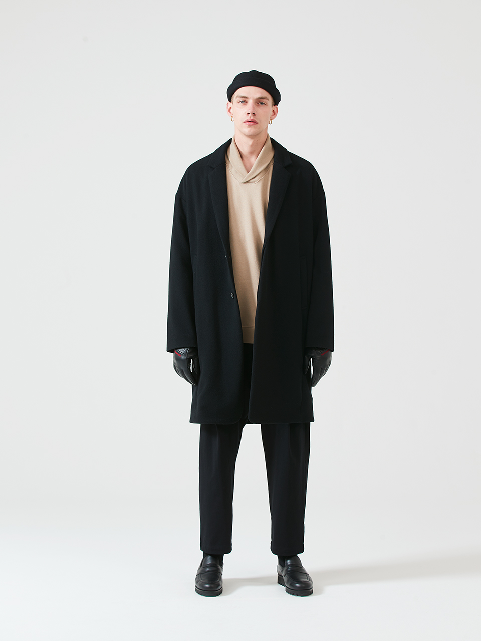 cootie Wool Mossa Chester Coat long