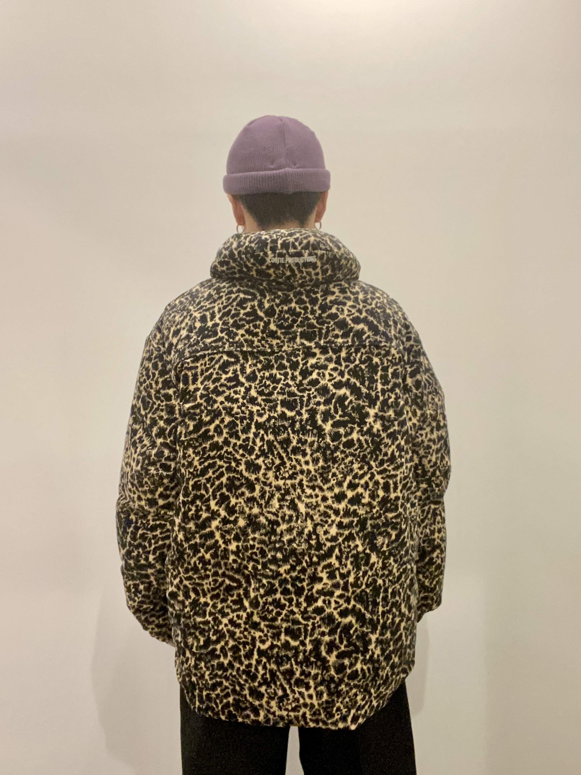 cootie productions leopard jacket