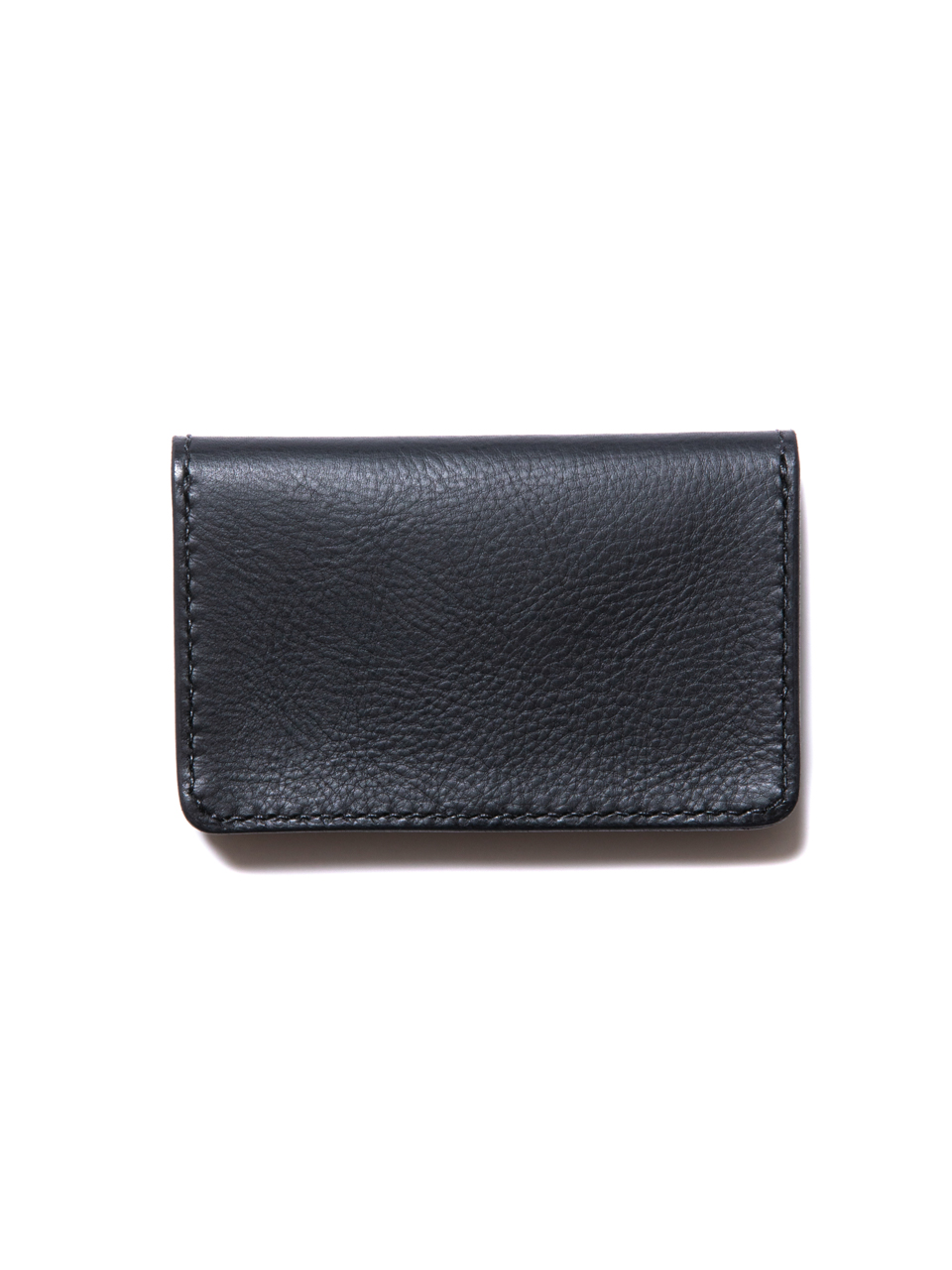 COOTIE Leather Card Case -Black- 80-HACHIMARU-