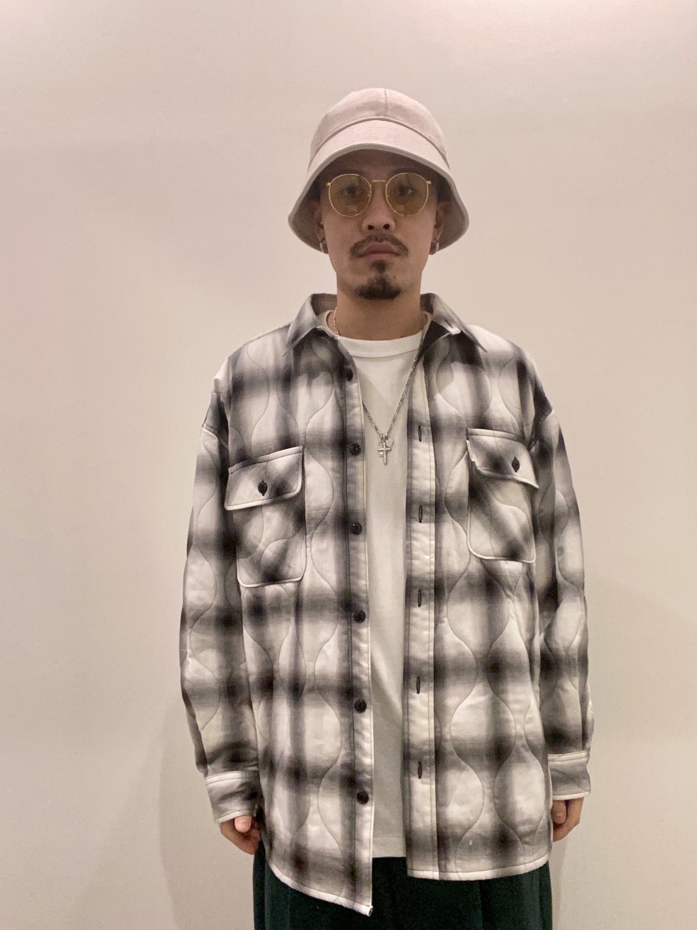 ポイントキャンペーン中 cootie Napping Buffalo Check CPO Jacket