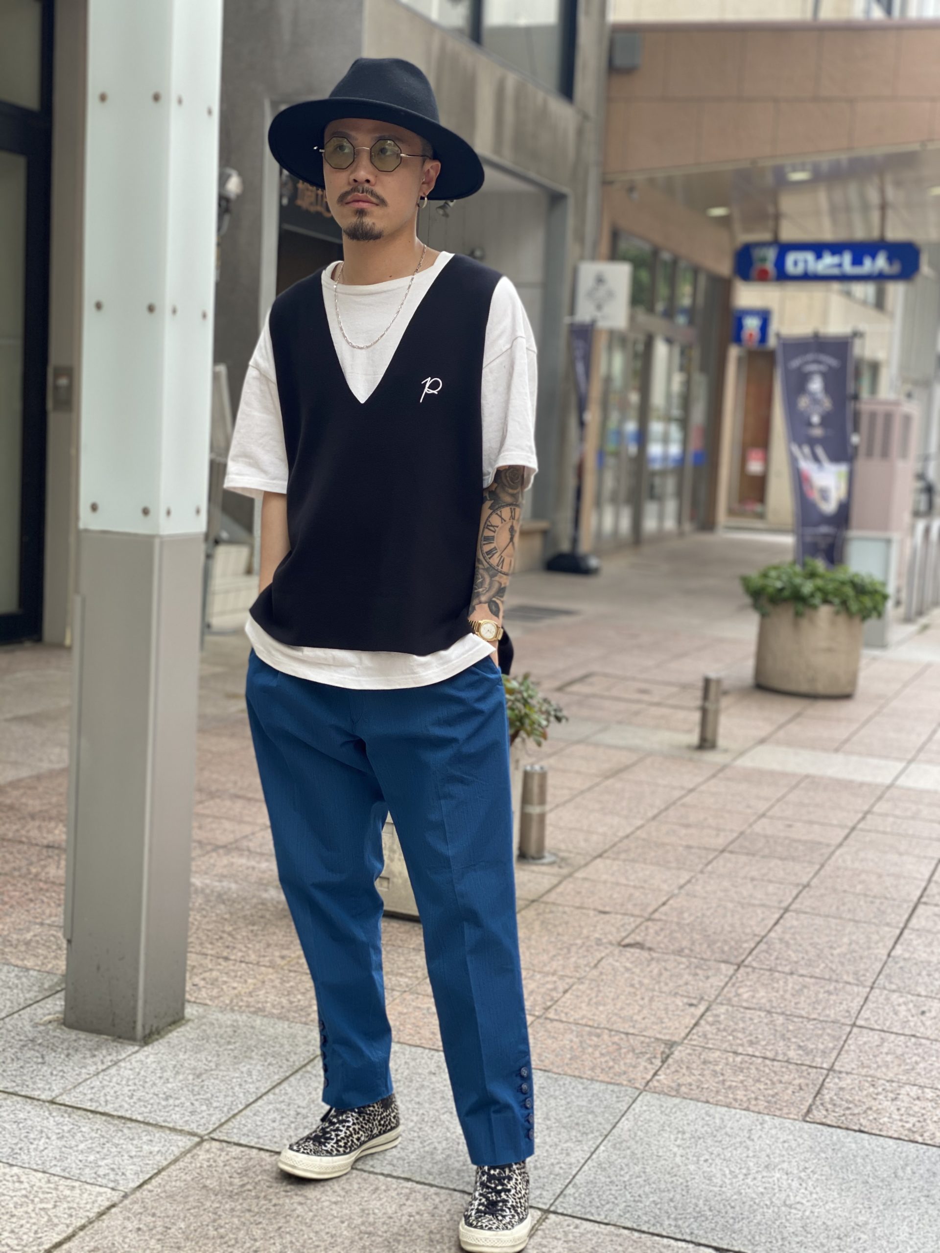 PHINGERIN / P KNIT VEST (PD-201-KN-011) - 80 -HACHIMARU-