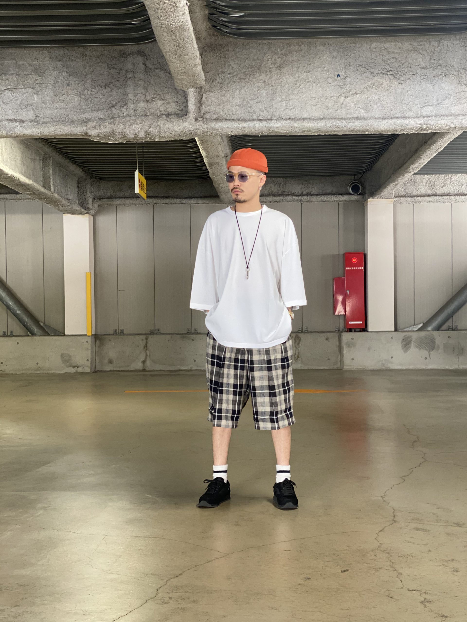 SPRING & SUMMER 2020新作COOTIE / Linen Check 2 Tuck Easy Shorts 