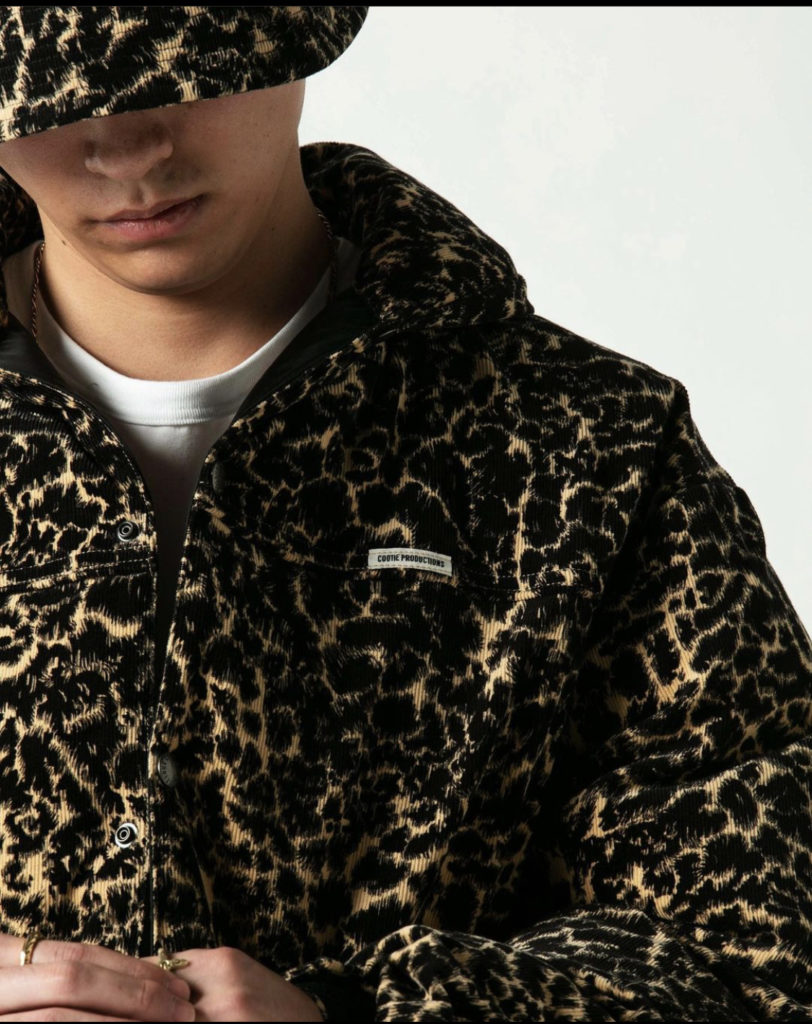 COOTIE / Corduroy Leopard Oversized Down Jacket - ジャケット・アウター