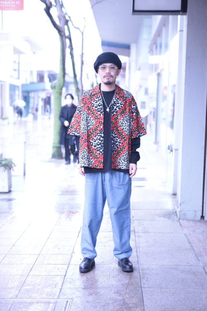 cootie Crazy Leopard Open-Neck Shirt M-eastgate.mk